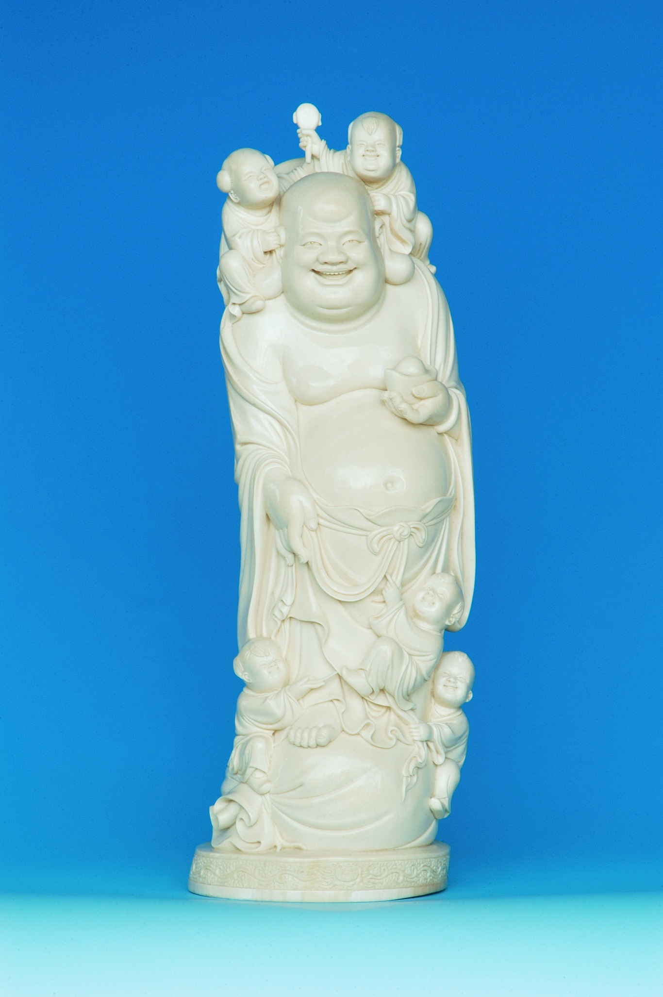 五子戏弥勒-象牙雕.jpg